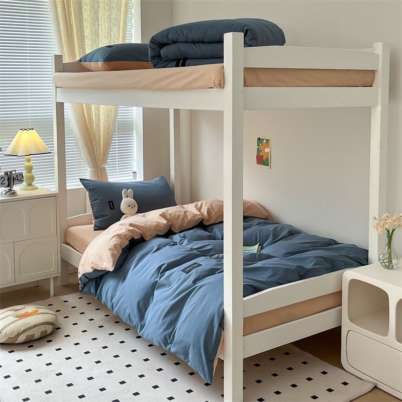 2025新款全棉色织水洗棉学生季-系列 宾利蓝奶茶