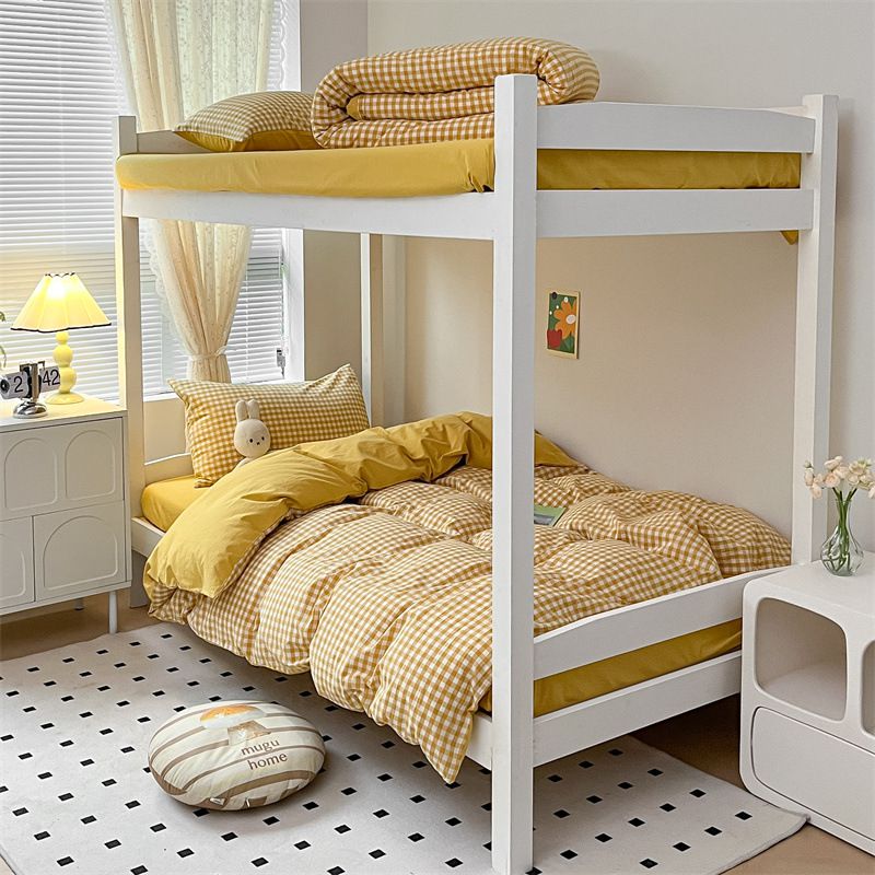 2025新款全棉色织水洗棉学生季-系列 黄小格