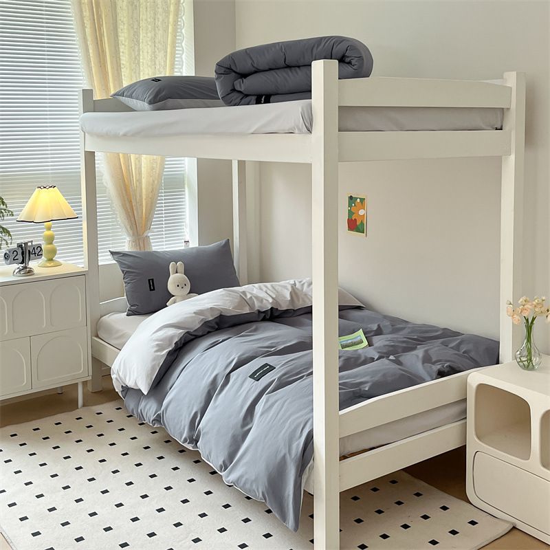 2025新款全棉色织水洗棉学生季-系列 布鲁兰梧桐灰