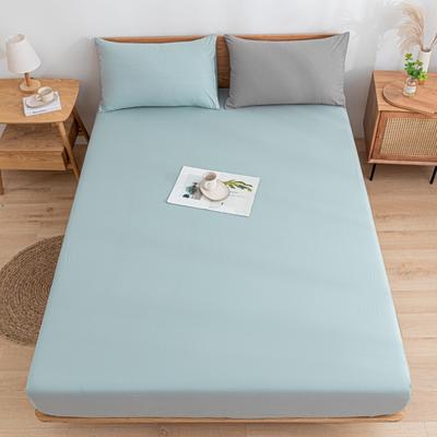 2021新款全棉水洗棉床品套件单品系列-床笠 150cmx200cm 繁星蓝