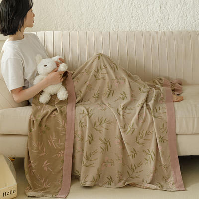 2024新款竹纤维毛巾被竹棉冷感毯子夏季盖毯 150*200-盖毯 萃雅