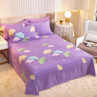 2021年多规格全棉加厚磨毛单品系列-单床单 单床单245*250cm 枫叶情