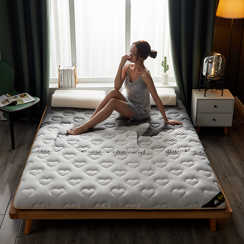 2022新款针织棉乳胶硬质棉立体床垫 0.9*1.9m（厚度6cm） 时代印象-单边
