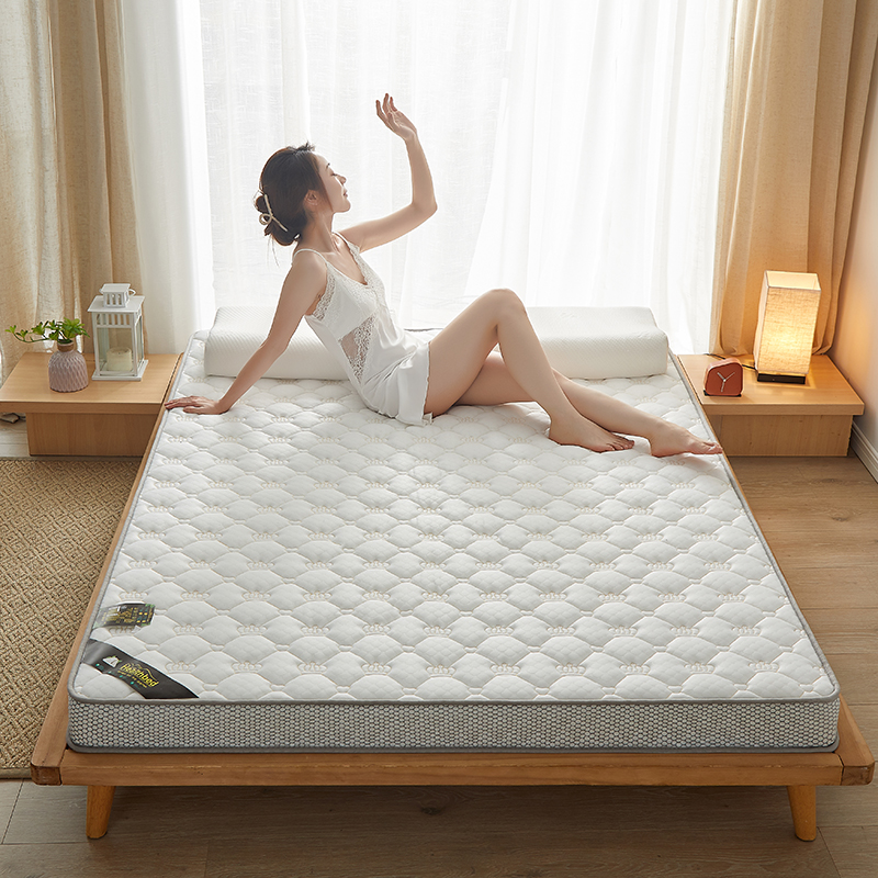 2022新款乳胶记忆海棉中国结款立体床垫 0.9*1.9m（厚度6cm） 记忆棉皇冠白-成人床垫