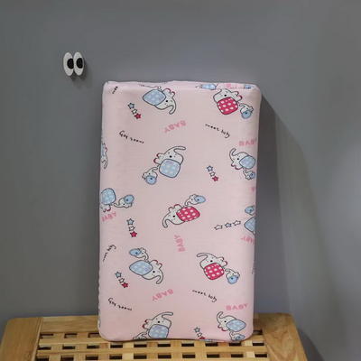 2021新款-泰国儿童乳胶枕 粉色大象44×27×5/7cm