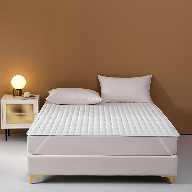 2024新款300克宾馆酒店床褥垫保护垫席梦思隔脏垫 100*200cm 白色