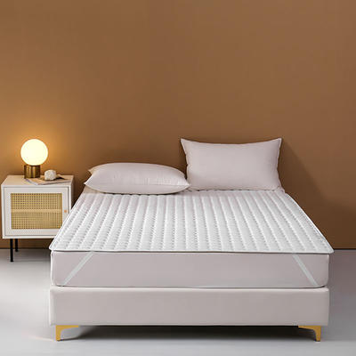 2024新款300克宾馆酒店床褥垫保护垫席梦思隔脏垫 90*200cm 白色