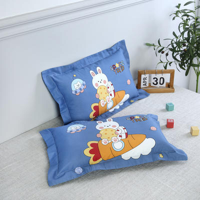 卡通儿童枕头芯 30*50（内径）儿童卡通枕套+枕芯/只 太空兔