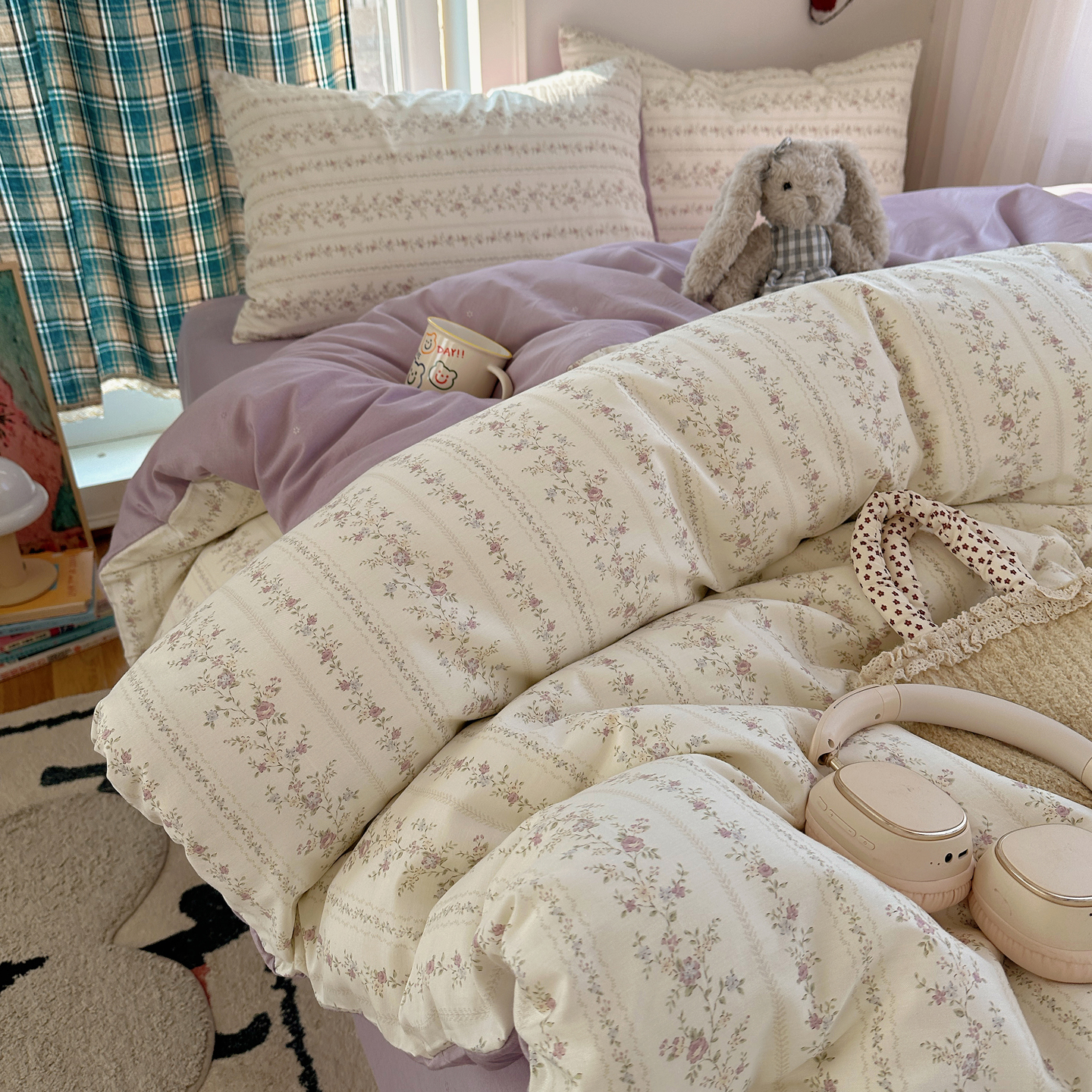 2026新款40支全棉13372小清新四件套