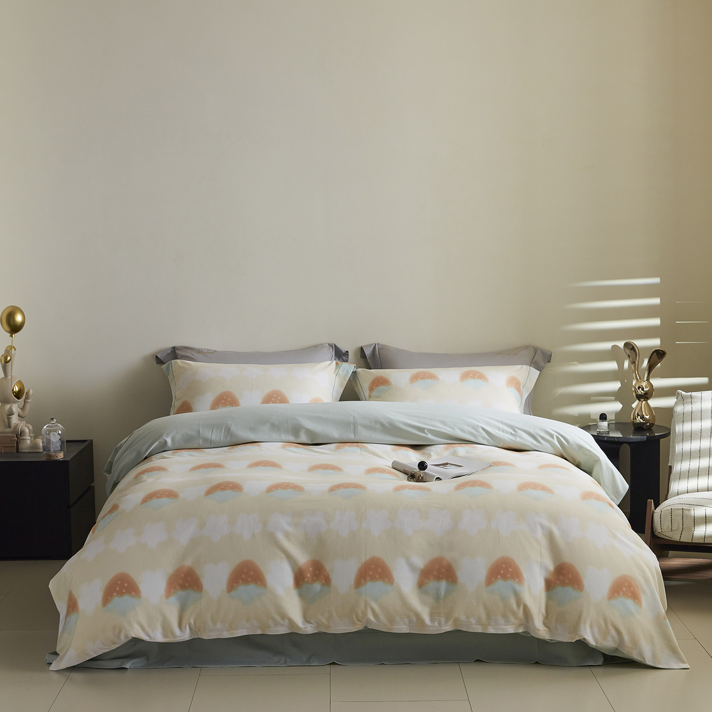 2025新款秋冬全棉生态磨毛四件套 小甜甜黄