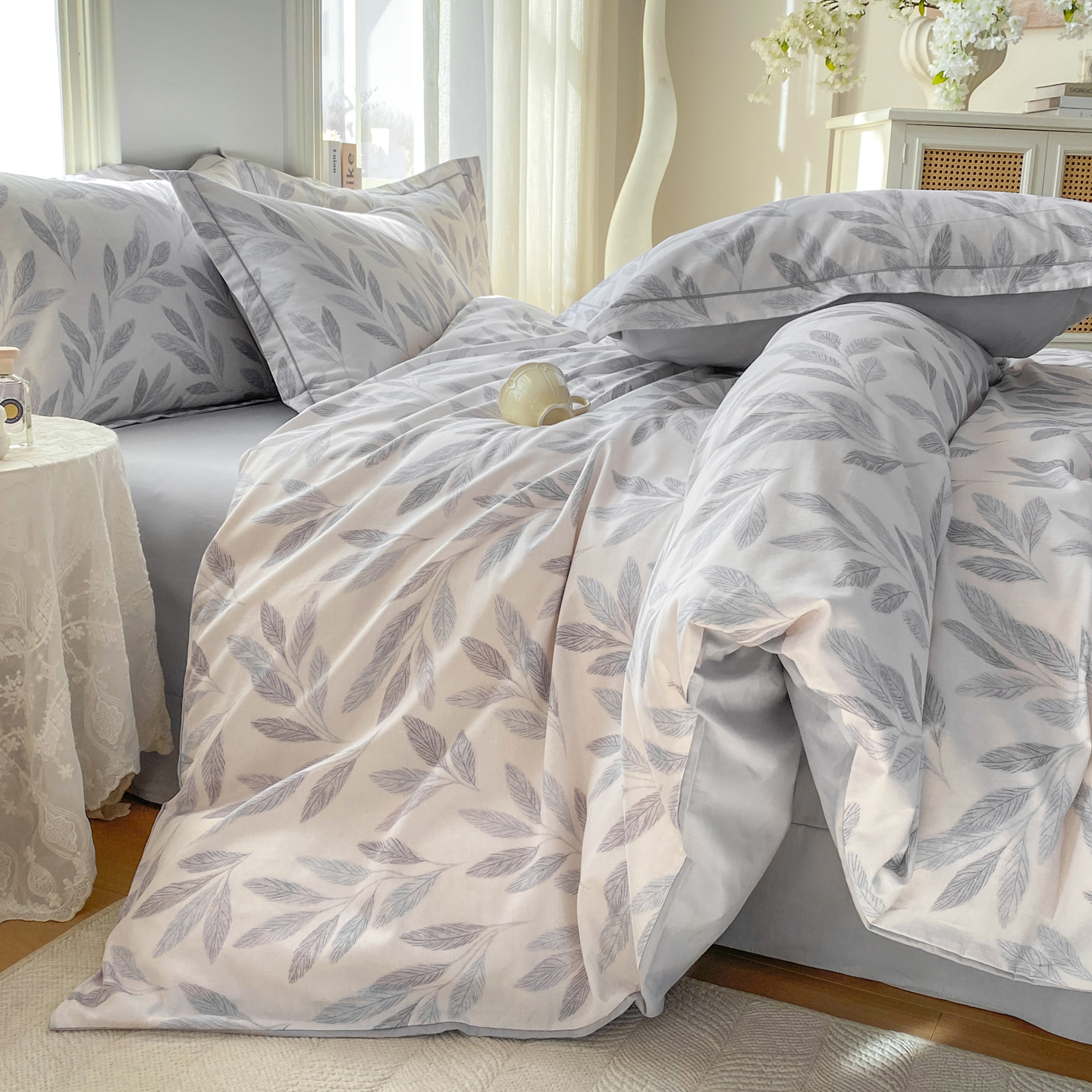 2026新款40支全棉花卉13376数码印花四件套-第二批 秋野