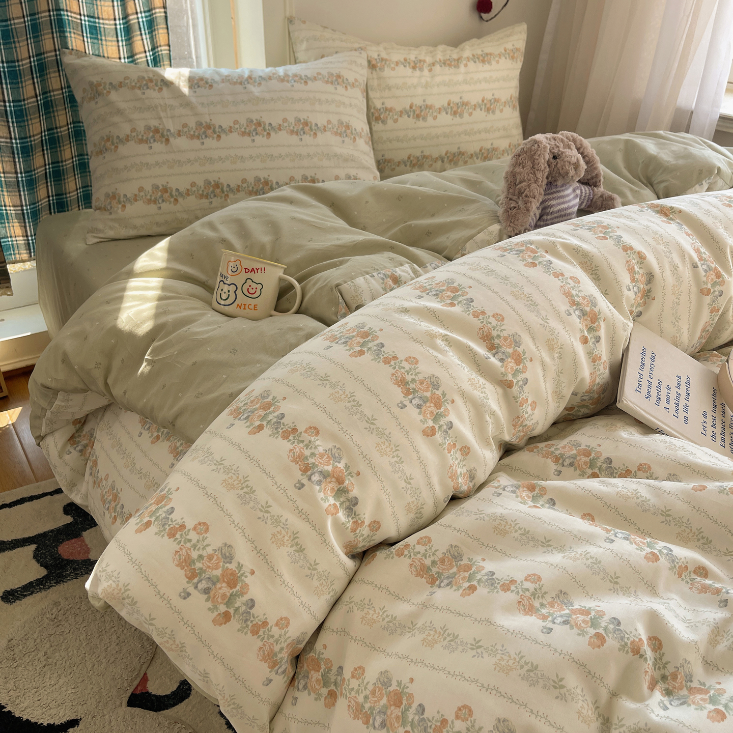 2026新款40支全棉13372小清新四件套