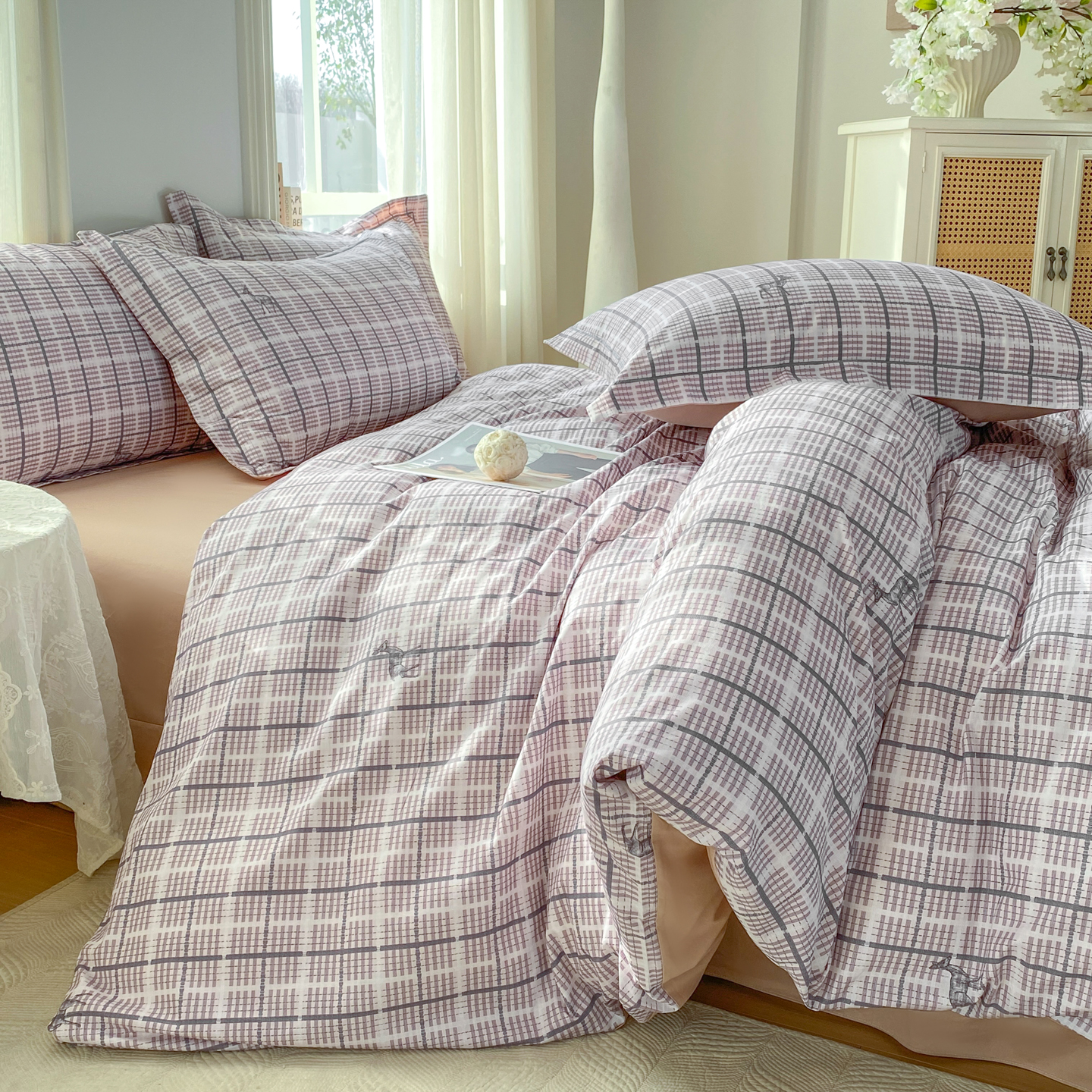 2026新款40支全棉花卉13376数码印花四件套-第二批 一路有你