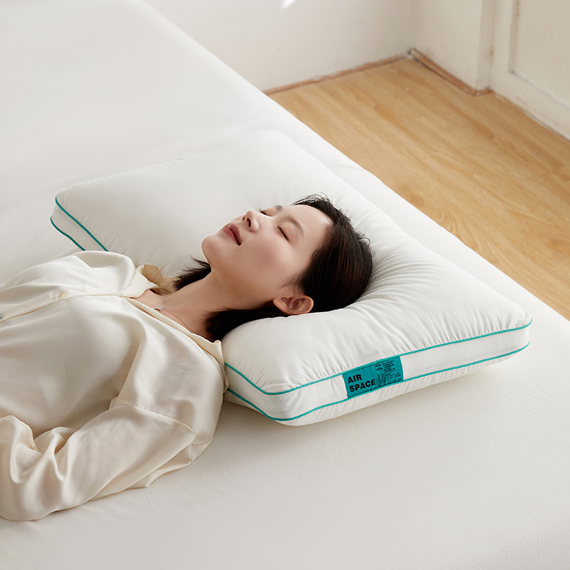 2023新款Air Space超柔高支密防羽面料羽绒复合枕枕头枕芯 48×74cm/单只低枕