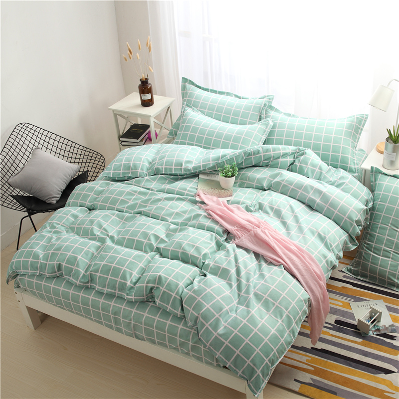 2018新品芦荟棉单被套