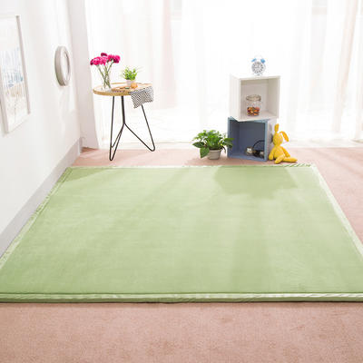 2021地垫地毯飘窗垫宝宝爬行垫（纯色地垫） 100厘米*200厘米 绿色