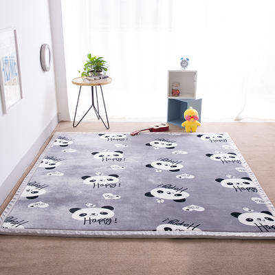 2021地垫地毯飘窗垫宝宝爬行垫(印花地垫) 100厘米*200厘米（厚度2cm） 熊猫