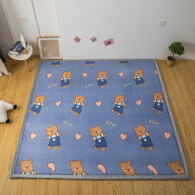 2021地垫地毯飘窗垫宝宝爬行垫(印花地垫) 100厘米*200厘米（厚度3cm） 贝比熊