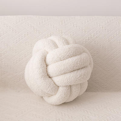 2022新款软棉棉系列抱枕 (含芯不可拆卸) 白球  直径约35cm
