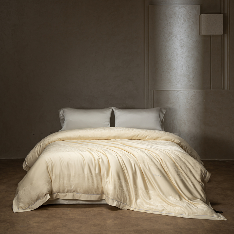 2025新款高端罗拉活套蚕丝被手工桑蚕丝天丝棉提花被子被芯