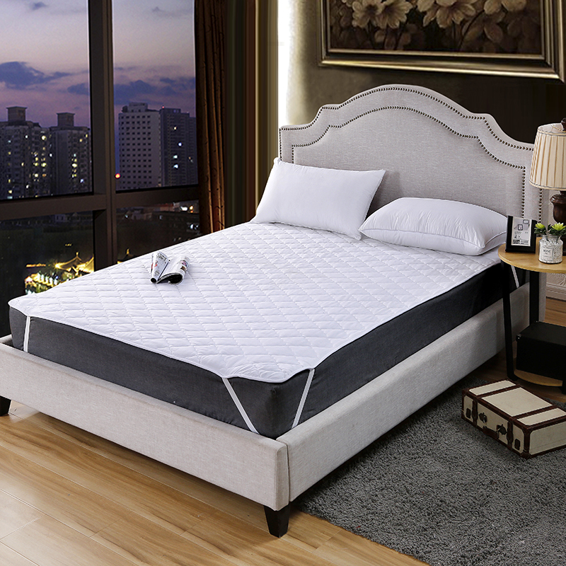2018新款酒店布草星级宾馆床上用品保护垫席梦思防滑垫 1.2m（4英尺）床 白色