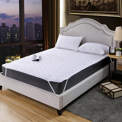 2018新款酒店布草星级宾馆床上用品保护垫席梦思防滑垫 1.5m（5英尺）床 白色