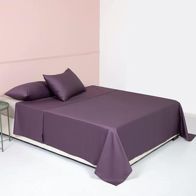 2020新款60支长绒棉单品系列单床单 240cmx250cm单床单 魅惑紫