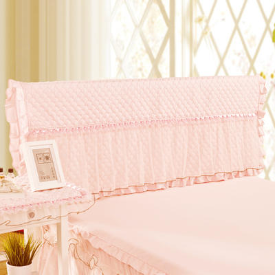 床头罩-纯色夹棉 150宽，50高 如梦玉色-床头罩
