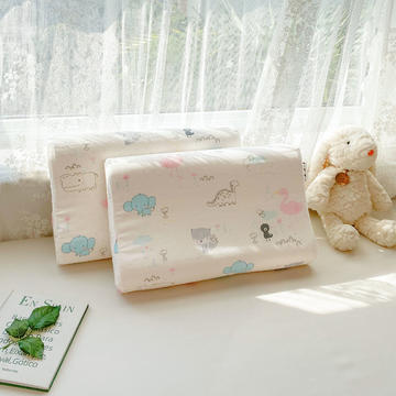2023新款全棉纱布儿童乳胶枕吸汗枕芯泰国天然乳胶