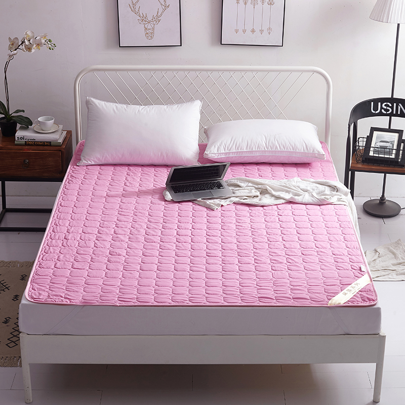 2018新品 可机洗床垫薄款 0.9x2.0m 粉色
