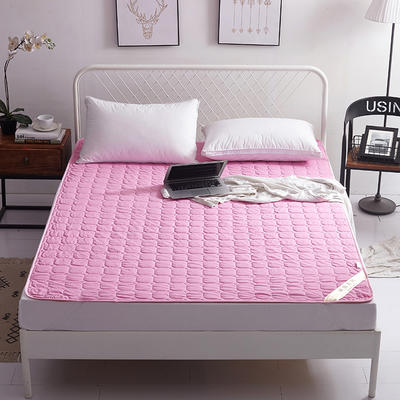 2018新品 可机洗床垫薄款 1.0x2.0m 粉色