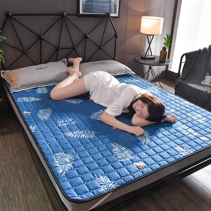 2019新款可水洗可折叠磨毛床垫-标准 180X200 欧美风情