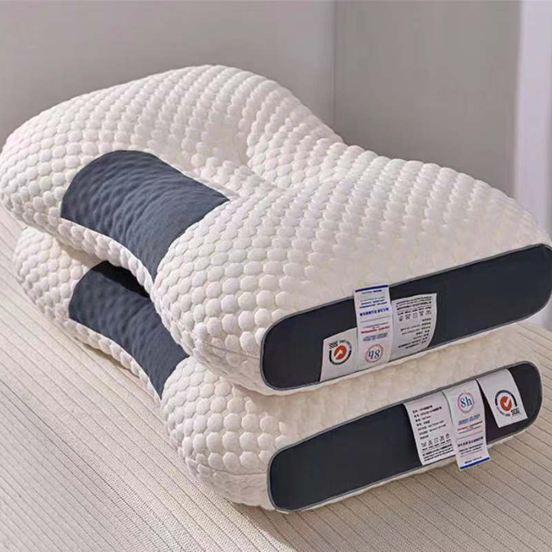 2022新款针织棉按摩枕 星级品质枕头枕芯 针织棉按摩中枕 48*74cm 单只装