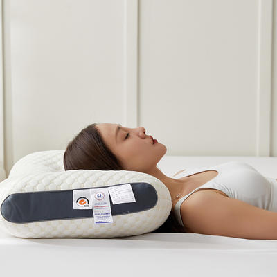 2022新款高克重针织布3D针织棉按摩枕  枕头枕芯 针织棉按摩枕 中枕 一只装