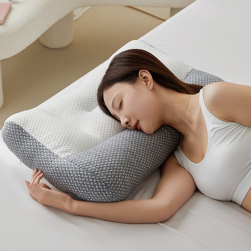 2023新款反牵引枕  枕头枕芯 反牵引舒颈枕 48x74cm 一只装