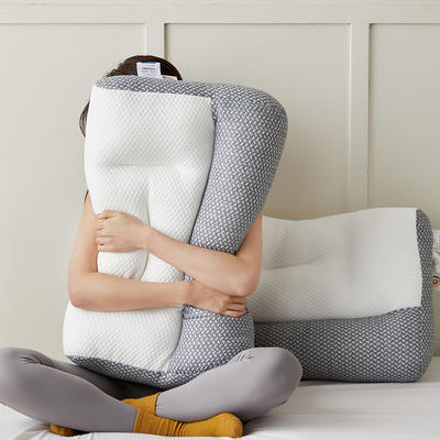 2023新款反牵引枕  枕头枕芯 反牵引舒颈枕 48x74cm 两只装