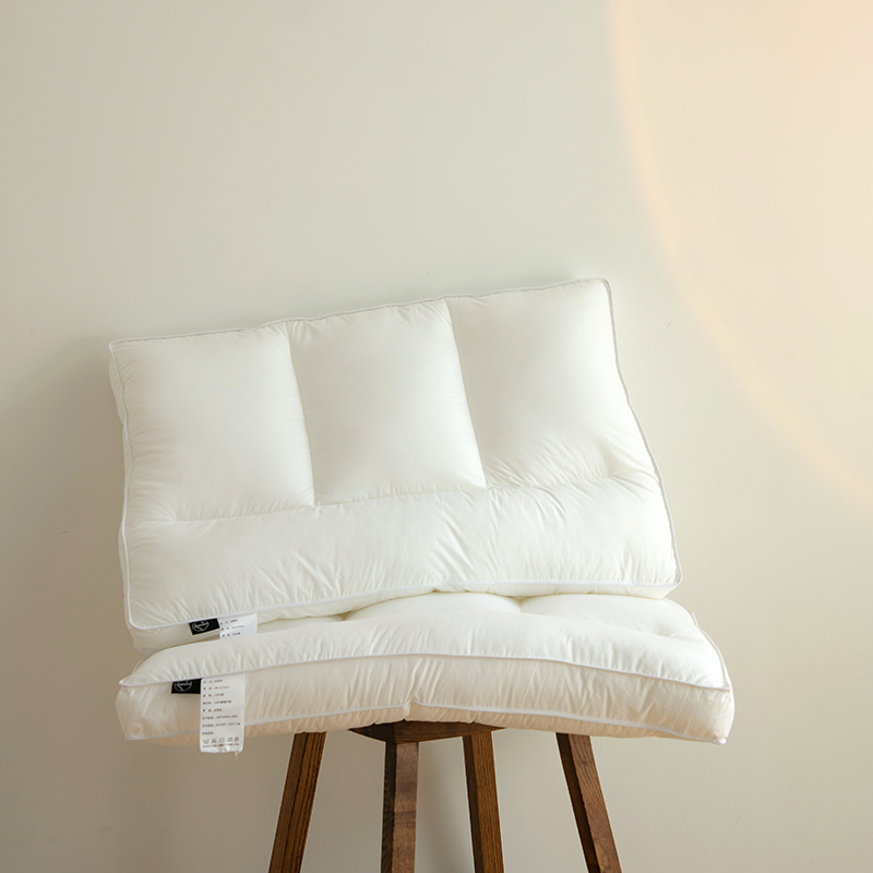 2023新款日式全棉分区护颈枕 枕芯枕头 48*74cm 日式全棉分区护颈枕 一对装
