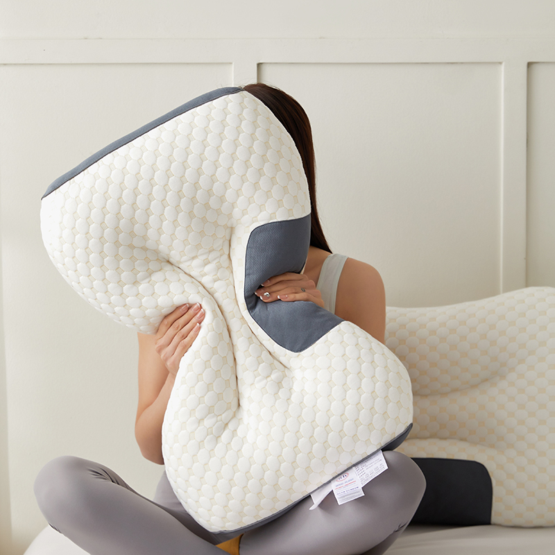 2024新款 星级品质无惧菌螨 针织棉按摩枕 生活仪式感 享受睡眠 3D针织按摩枕/对