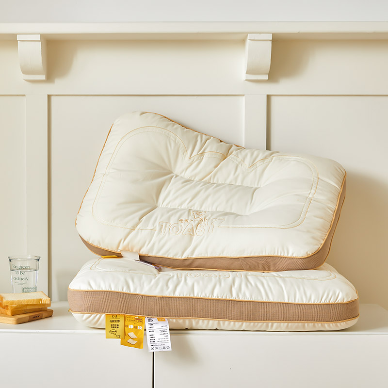 2024新款奶香元气吐司枕芯枕头枕芯 48x74cm/对 奶香吐司枕（舒适款)