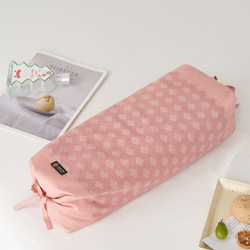 2024新款洛卡可调节全荞麦枕  枕头枕芯 风格一 30*60cm 粉色【单只】
