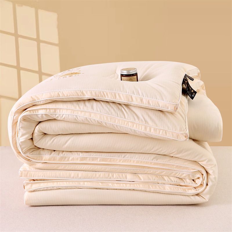 2025新款A类小竺棉提花大豆纤维被子被芯