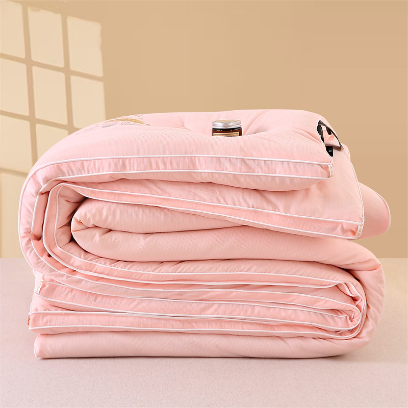 2025新款A类小竺棉提花大豆纤维被子被芯