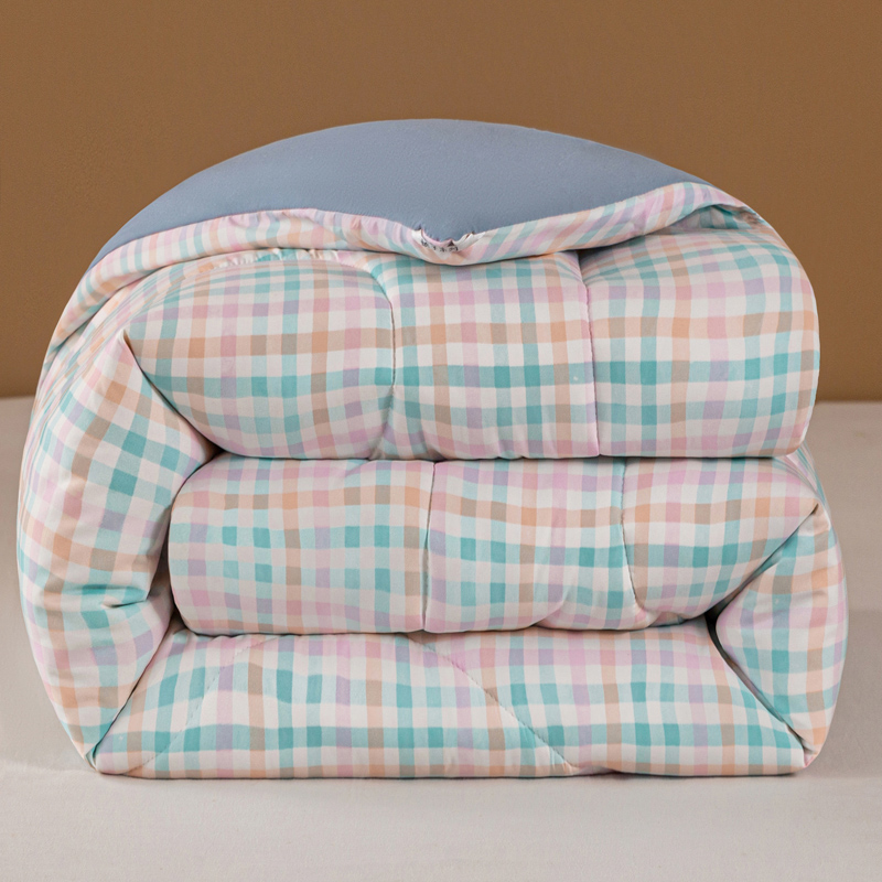 2025新款无印风大豆被被子被芯 冰激凌格