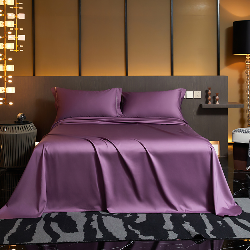 2020新款100支锦棉素色系列-单床单 245*250cm 鸢紫