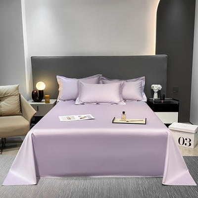 2022新款100支长绒棉系列--单床单 160*230cm 丁香紫