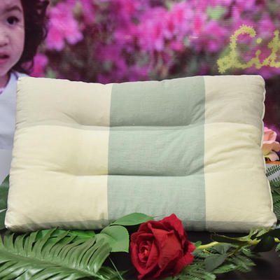 2018新款儿童碎乳胶枕(24*44cm) RTS002绿大格/一只