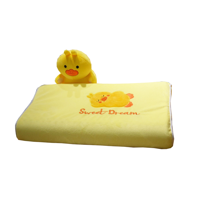 2019新款儿童玩具乳胶枕头（27*44cm） 小鴨子