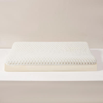 2021新款枕头枕芯TPE果胶乳胶复合凉感动态无压枕40x60cm 白色