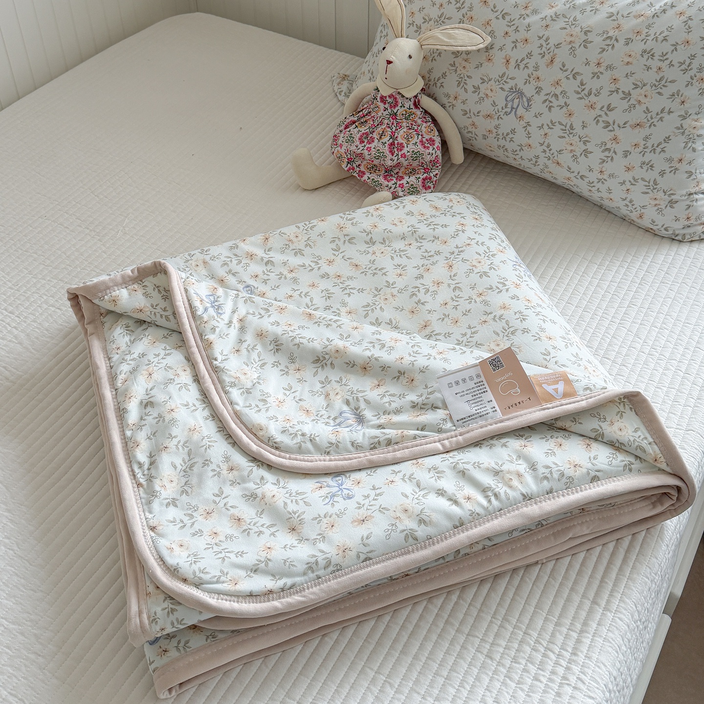 2026新款针织云柔大豆夏被夏凉被空调被 莫奈