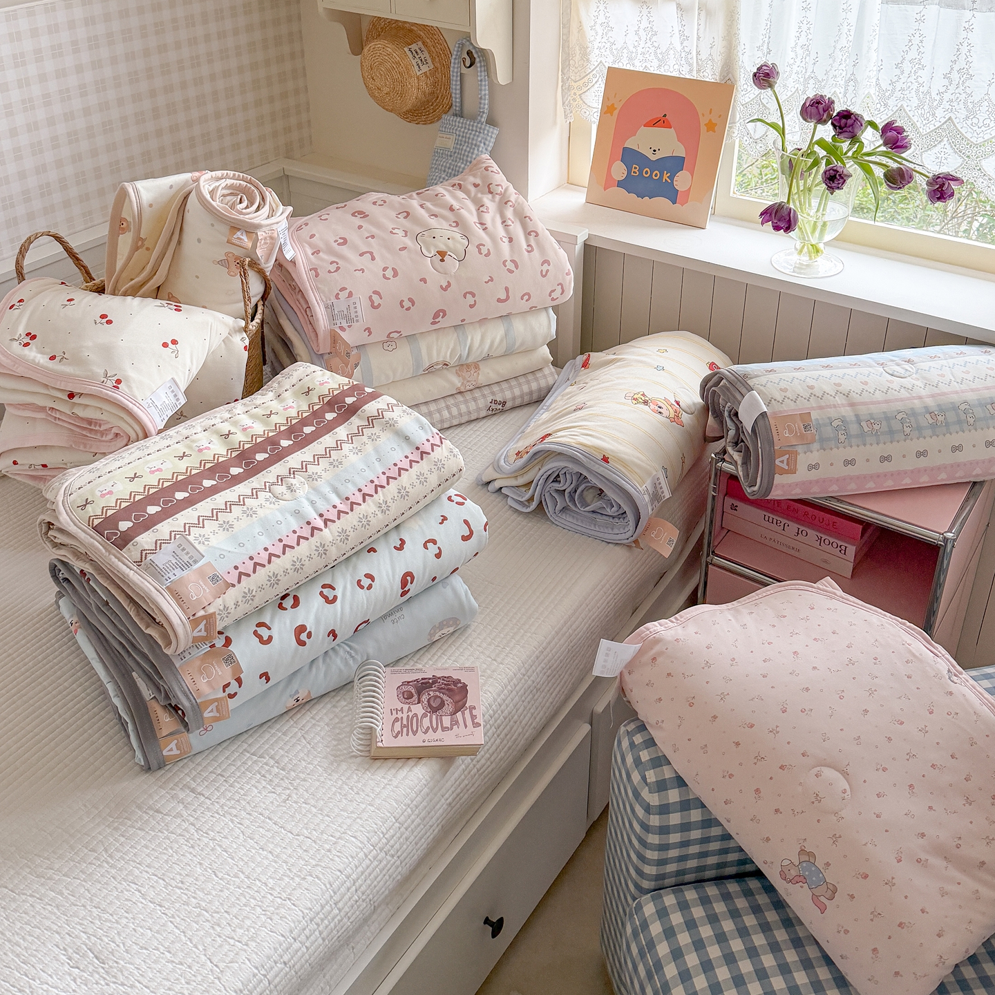 2026新款针织云柔大豆夏被夏凉被空调被 组合